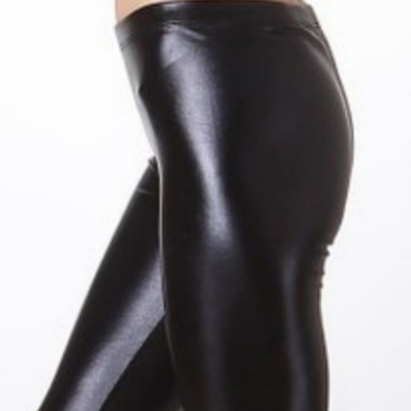 BLACK Latex Leggings Hot! - Picture 4 of 4